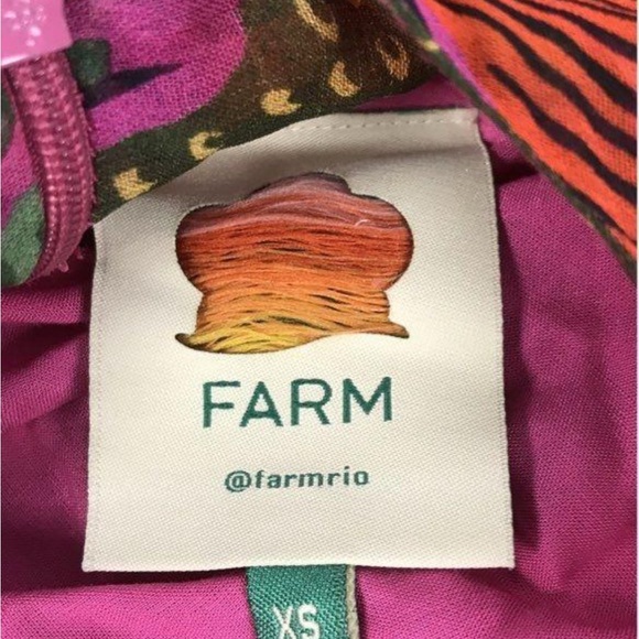 Farm Rio Cool Leopards Maxi Dress size xs - Picture 7 of 8